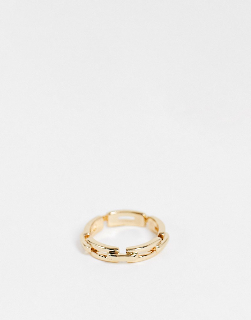 & Other Stories chain ring in gold
