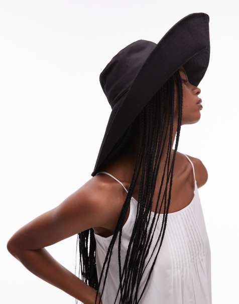 & Other Stories - Chapeau d'été oversize - Noir - view 1