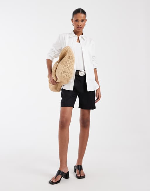 & Other Stories - Chemise classique en coton - Blanc, 3 de 4