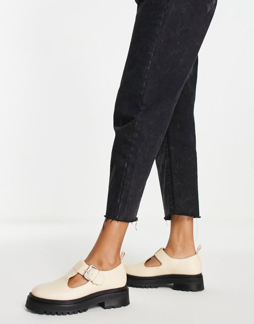 & Other Stories chunky brogues in off white, 2 of 4