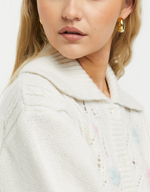 & Other Stories chunky hoop earrings in gold