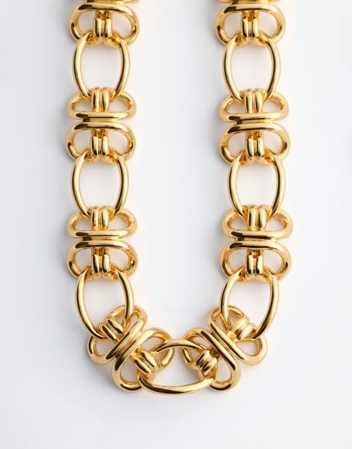 & Other Stories chunky mariner ketting in goud, 2 van 4