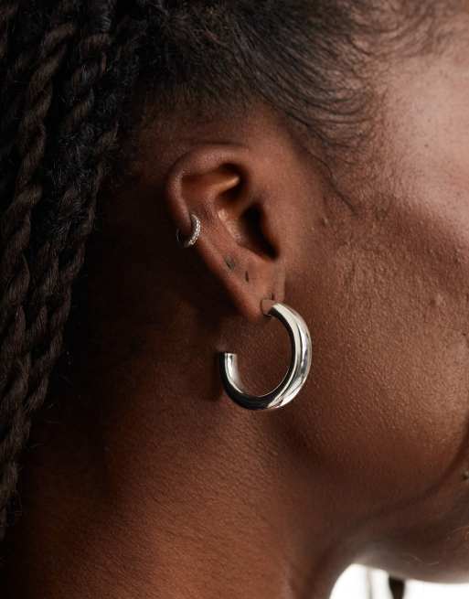 & Other Stories - Chunky oorbellen in zilver