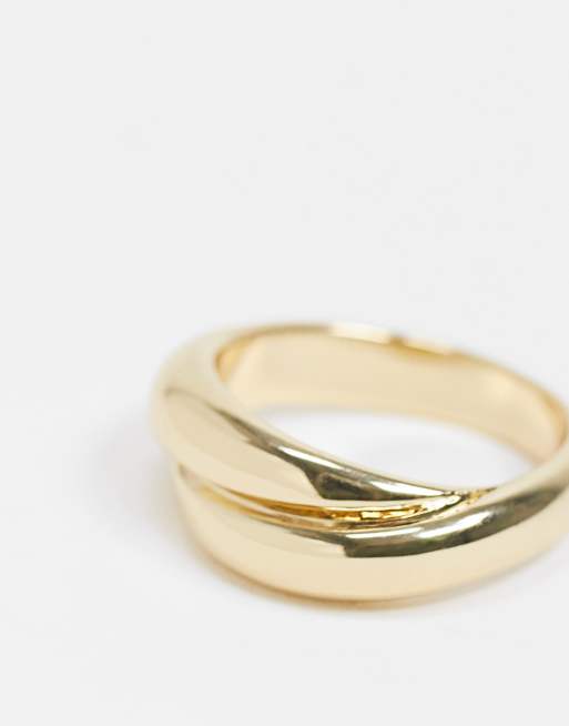 Other Stories chunky ring in gold ASOS