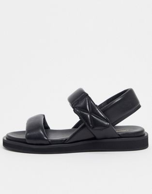 & Other Stories chunky sandals in black | ASOS