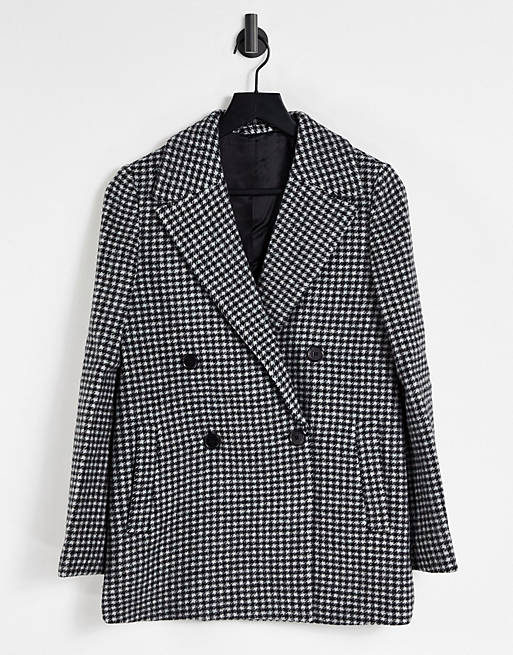 & Other Stories co-ord wool jacket in check print - MULTI