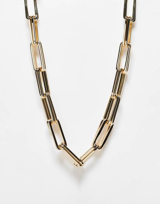 & Other Stories - Collana a catena a maglie spesse color oro