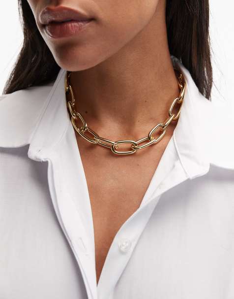 & Other Stories - Collana a catenina spessa color oro - view 1