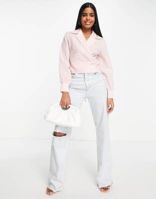 other stories pink blouse