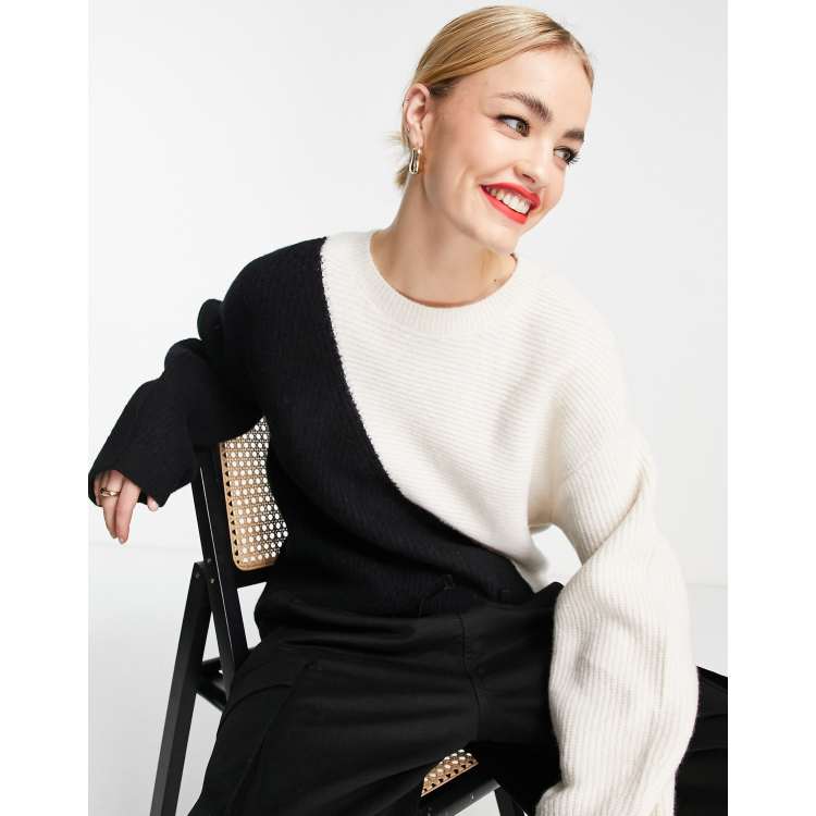 Other stories color block sweater top