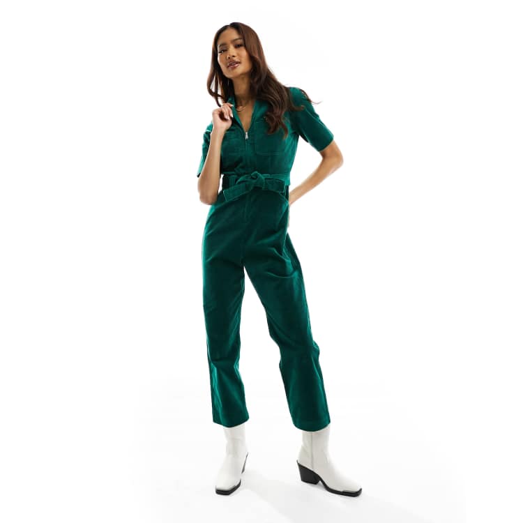 And other stories green jumpsuit top