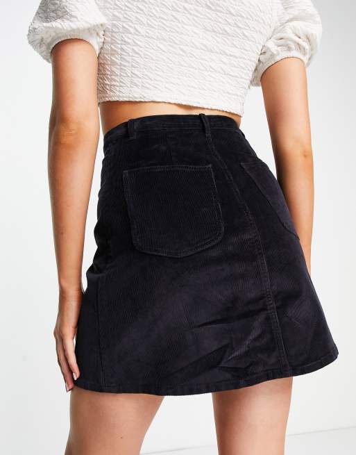 Cord mini skirt clearance navy