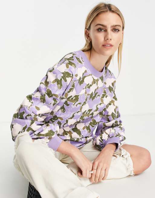 Sweatshirt cheap floral print