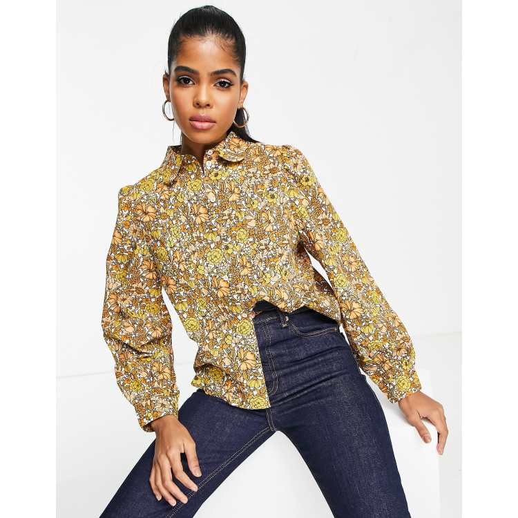 70s floral shirt