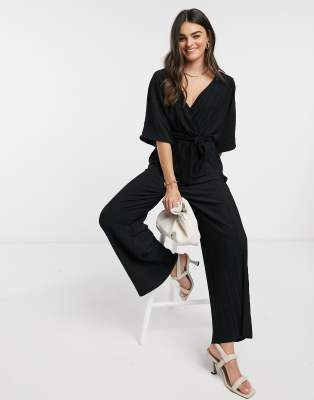 cotton knit jumpsuit