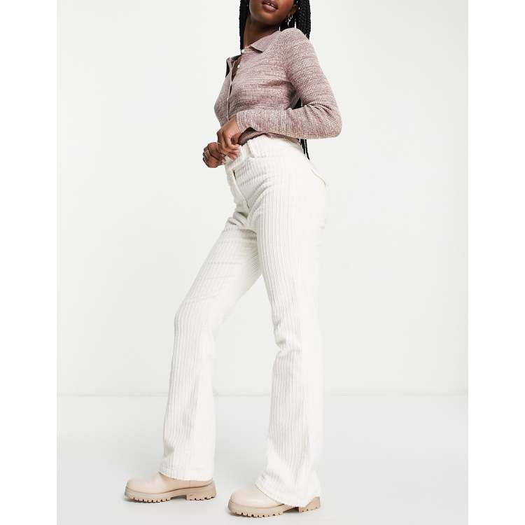 Off white stretch pants deals