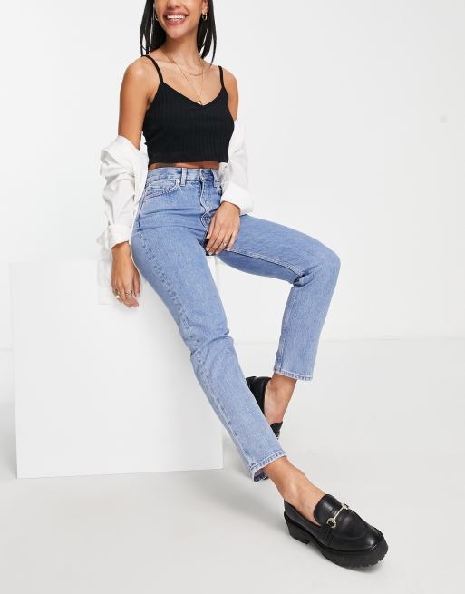  Other Stories Cotton Blend Flare Jeans in Blue - MBLUE