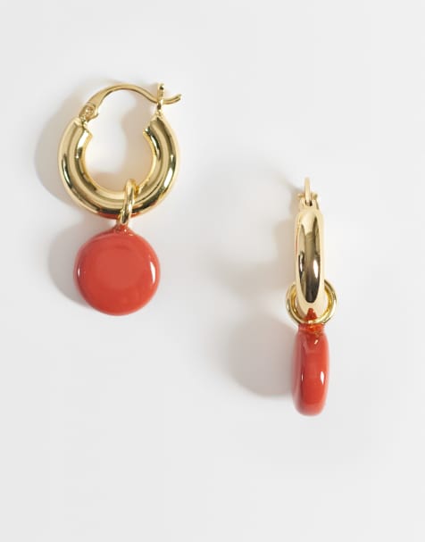 & Other Stories Creole mit Tropfen in Gold und Burnt Orange - view 1