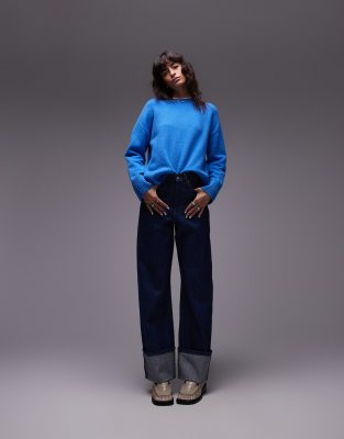 & Other Stories & Other Stories crew neck jumper in blue