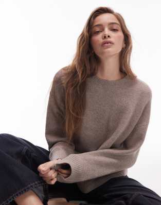 & Other Stories Crew Neck Sweater In Brown