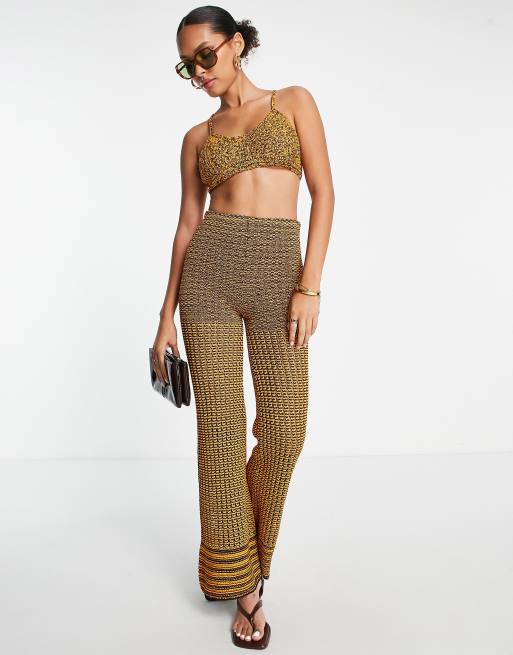 & Other Stories crochet crop top in orange | ASOS