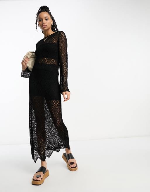 Size Guide– Haute & Rebellious  Crochet maxi dress, Lace dress with  sleeves, Crochet maxi