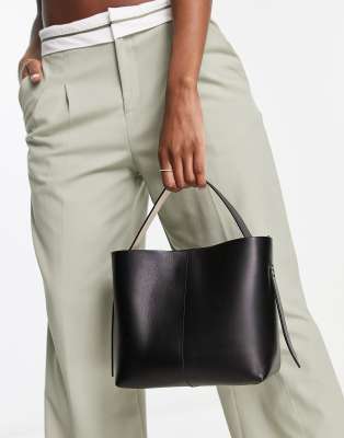 Smooth leather tote bag other online stories