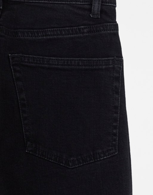 & Other Stories – Crush – Jeans aus Baumwolle mit Schlag in Schwarz , 4 von 4