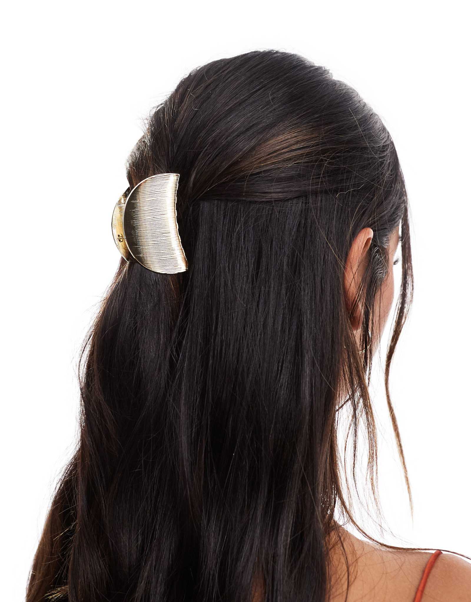 -Other Stories изогнутая заколка для волос с когтями из яркого золота