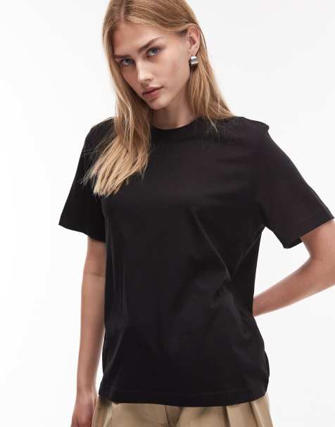 & Other Stories relaxed short sleeve t-shirt in black