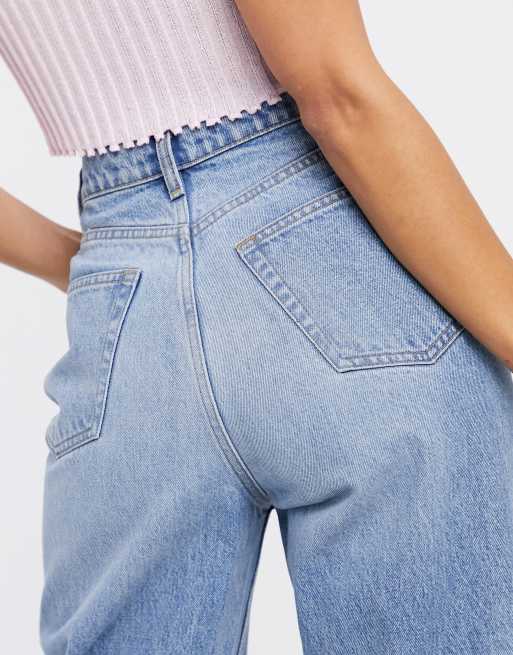  Other Stories Dear cotton 90s cut jeans in mid wash - MBLUE