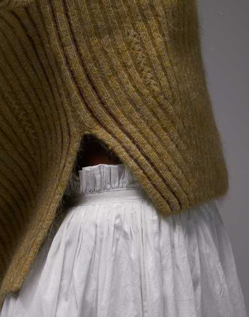 & Other Stories - Débardeur en maille de mohair mélangé ultra douce - Vert, 3 de 4