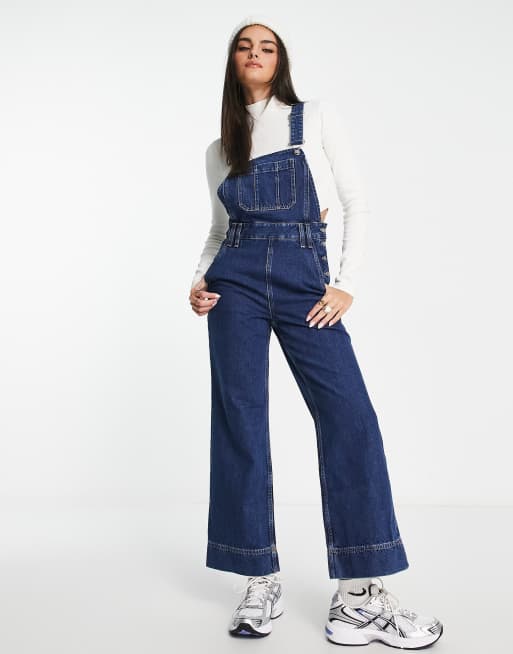 Dark blue sale dungarees