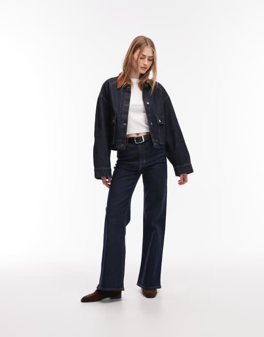 & Other Stories - Denim jack met zakken in donkerblauwe wassing, 2 van 4