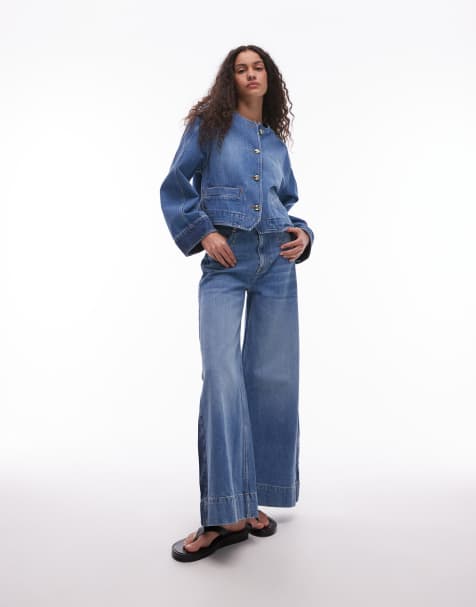 & Other Stories denim jacket and jeans in mid wash blue - view 1