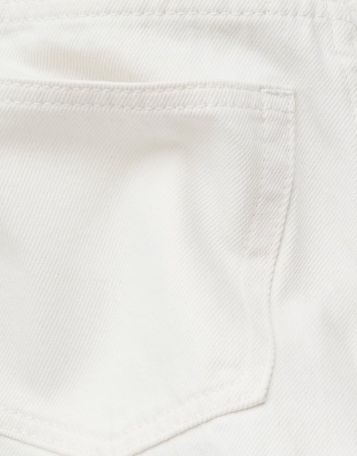 & Other Stories denim shorts in off white, 3 of 4
