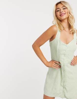 pastel green short dress