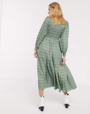 & other stories green dress