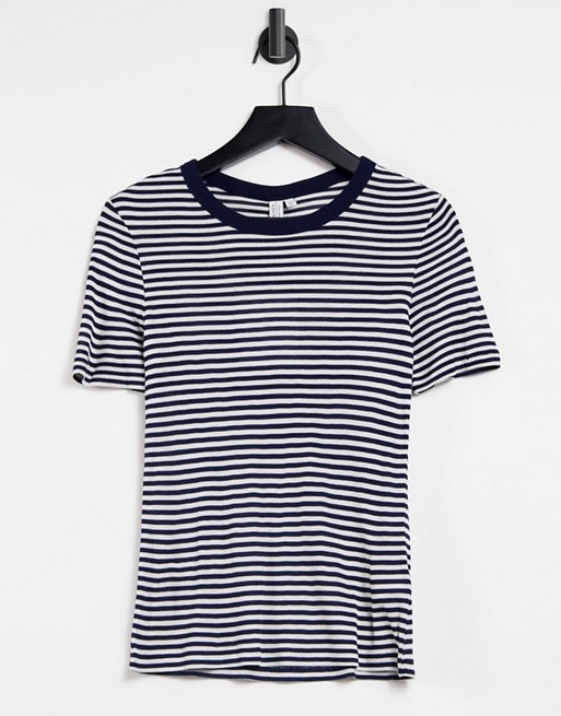 & Other Stories stripe t-shirt in navy and white - MULTI