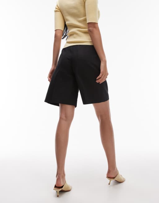 & Other Stories - Elegante bermudashort in zwart, 4 van 5