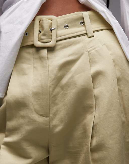 & Other Stories – Elegante Bermudashorts in Hellgelb, 5 von 5