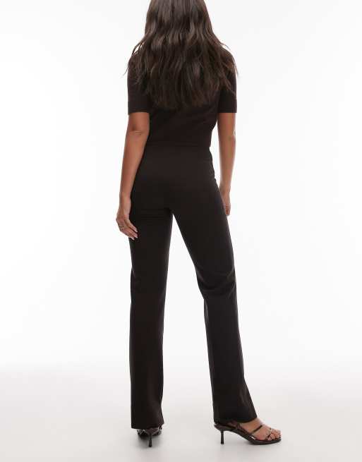 & Other Stories - Elegante broek met geperste plooi in bruin, 2 van 5