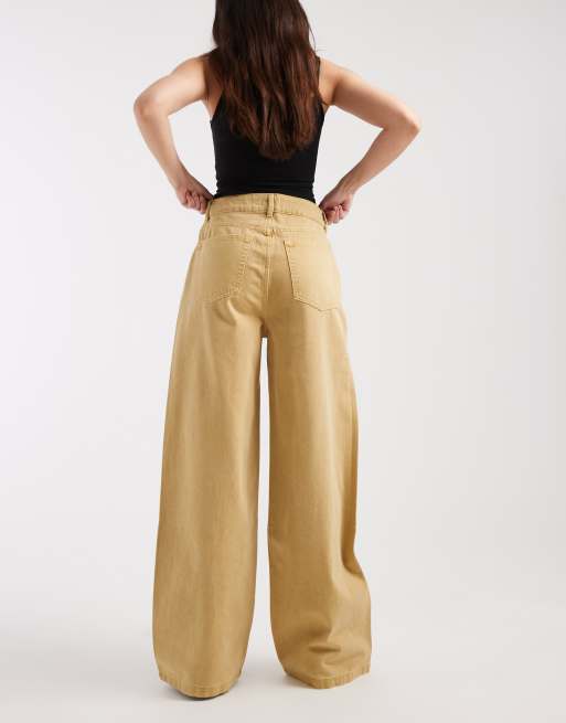 & Other Stories - Elegante denim jeans van zuiver katoen in geel, 3 van 5