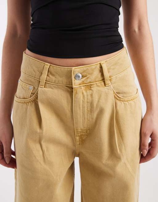 & Other Stories – Elegante Jeans aus reiner Baumwolle in Gelb, 4 von 5