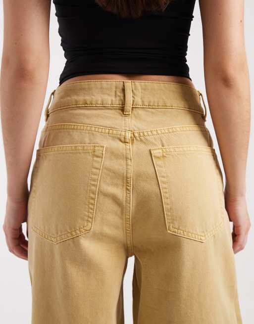 & Other Stories – Elegante Jeans aus reiner Baumwolle in Gelb, 5 von 5