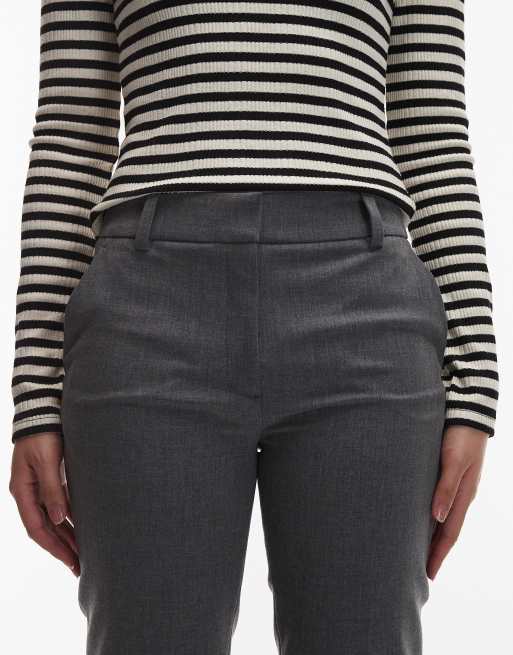 & Other Stories - Elegante smalle flare-broek in donkergrijs , 5 van 5