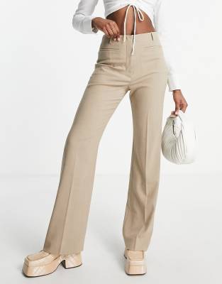 & Other Stories - Elegante, weit geschnittene Hose in Beige, Kombiteil-Braun