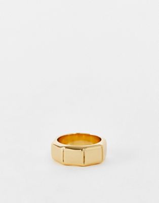 & Other Stories embellished ring in gold