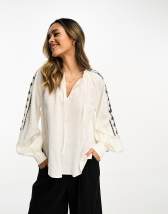  Other Stories ruffle blouse in black