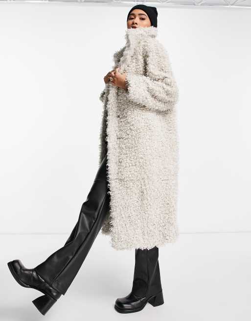 And other stories on sale faux shearling coat